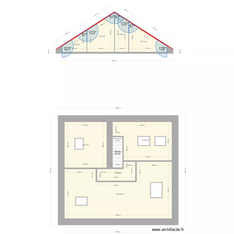 Pr&eacute;tot. Plan de 