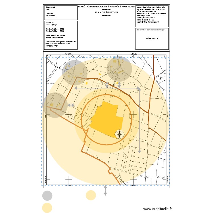 CS 1 Combes 1. Plan de 0 pièce et 0 m2