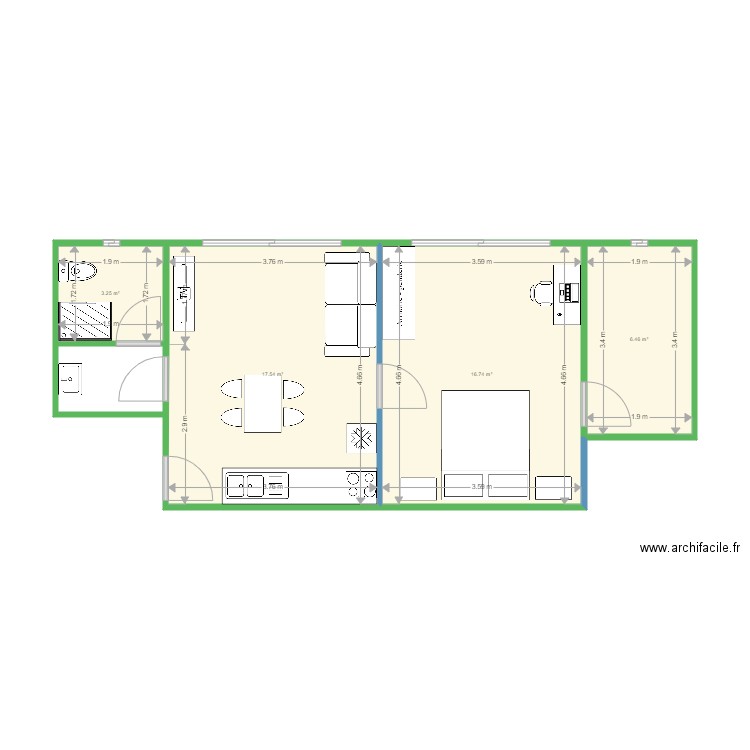 Morgado da Povoa 1Q. Plan de 0 pièce et 0 m2