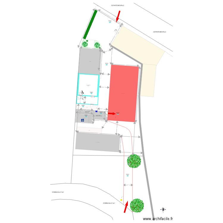 SALLE ESCRIME PLASSAC 23. Plan de 0 pièce et 0 m2