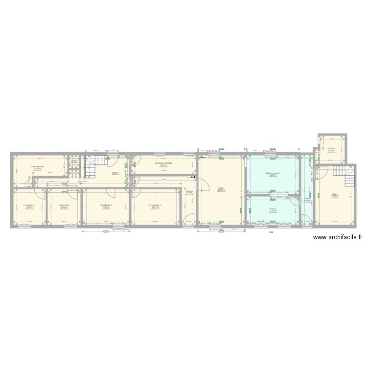 PLAN DEF RDC  ORIGINAL. Plan de 0 pièce et 0 m2