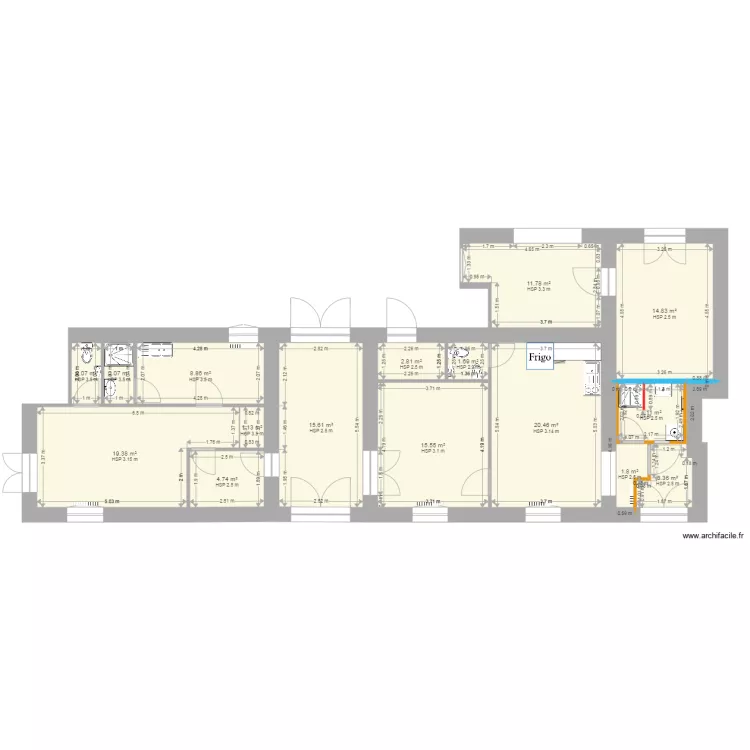 PLAN APPARTEMENT 2. Plan de 