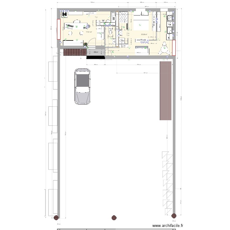 Bureau Studio Caulins 8 29 janv 2021. Plan de 0 pièce et 0 m2