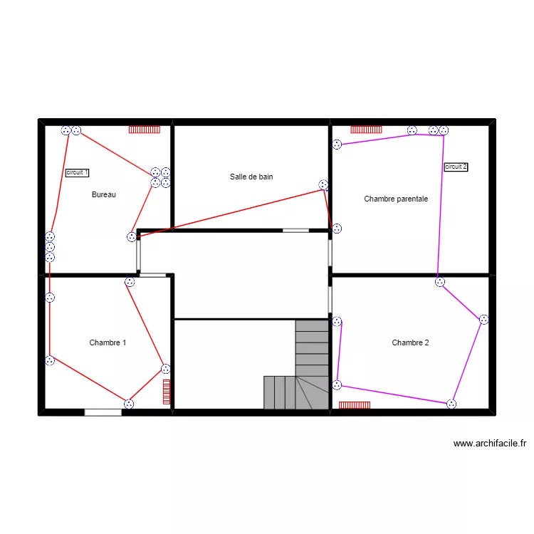 helleboid plan prise &eacute;tage. Plan de 