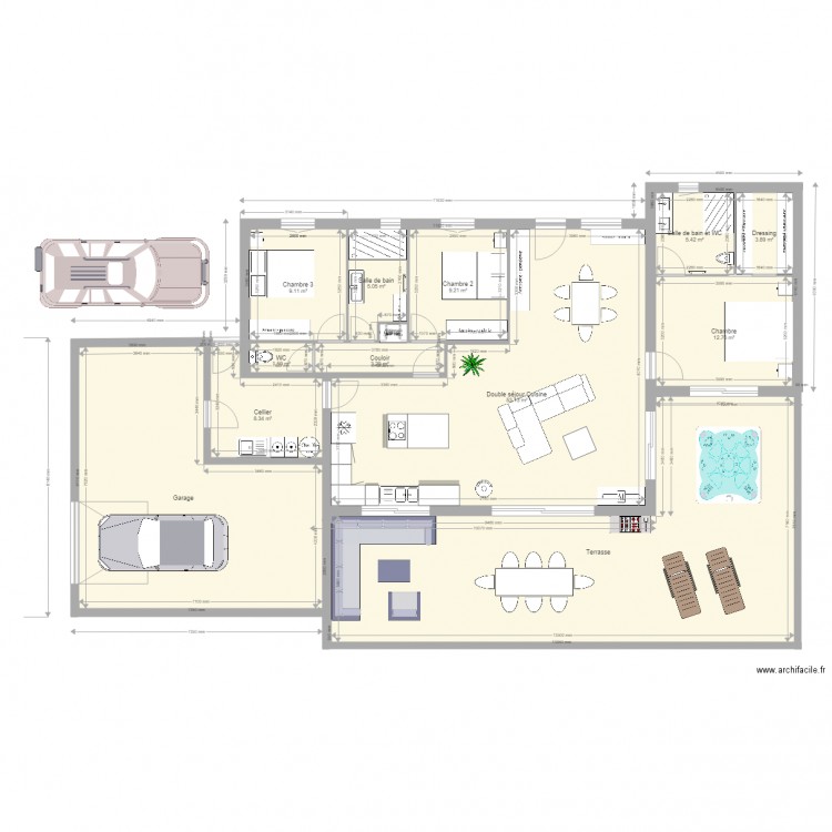 Projet 21. Plan de 0 pièce et 0 m2