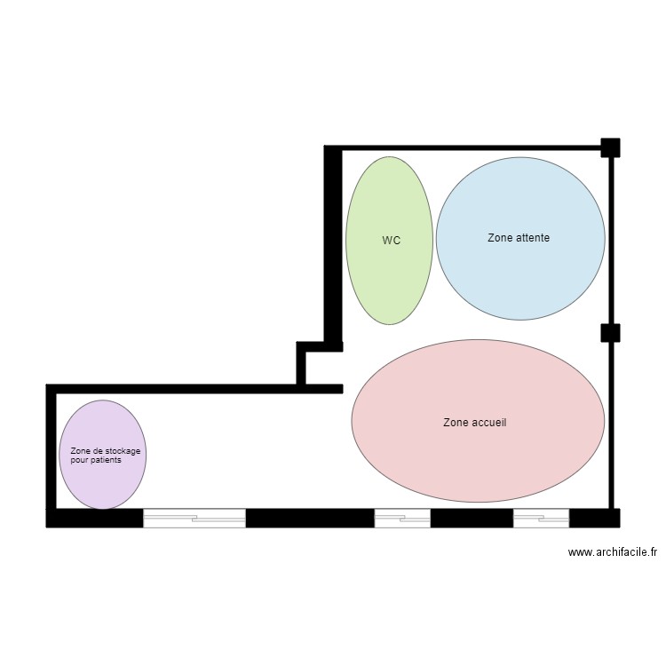 Cas pratique n3 Zoning3. Plan de 0 pièce et 0 m2