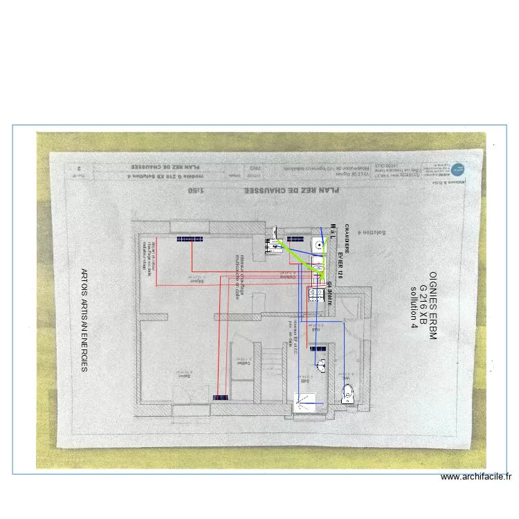 ERBM  G216  XB  S3  AAE bis. Plan de 