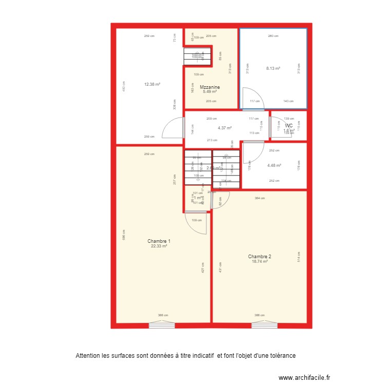 BI1990 niveau 3 cöté. Plan de 0 pièce et 0 m2