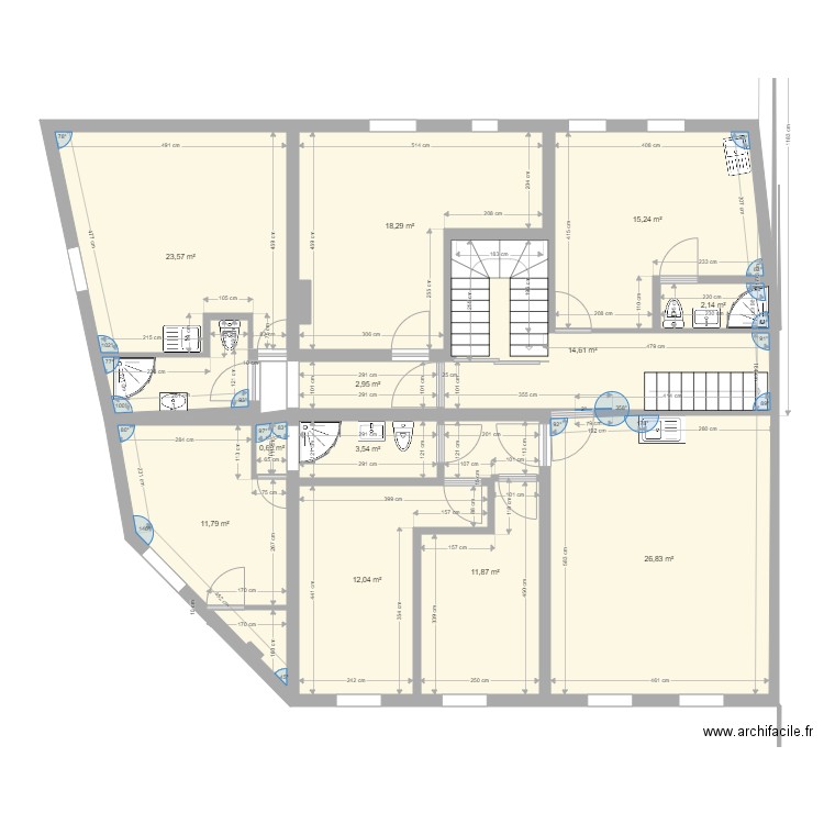 fred1. Plan de 0 pièce et 0 m2