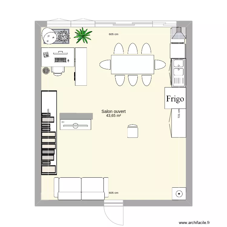 salon cuisine 2. Plan de salon cuisine 2. Plan de