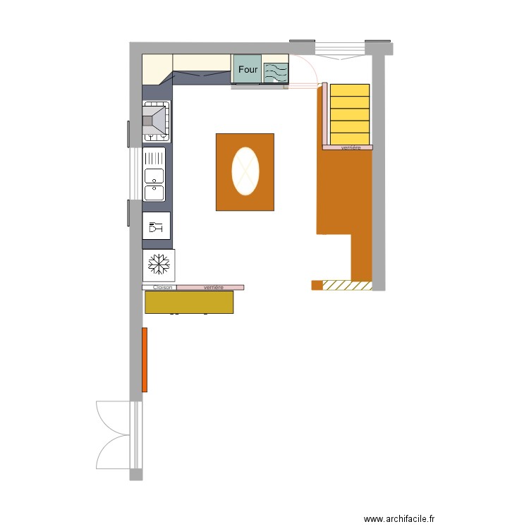 CUISINE2. Plan de 0 pièce et 0 m2