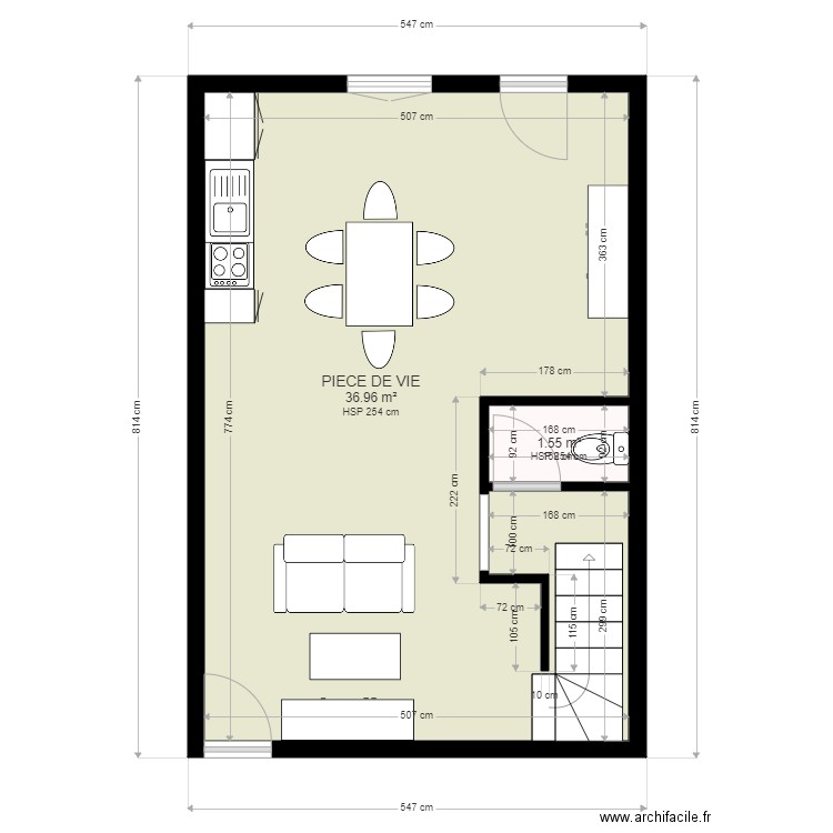 savigny T3 MILIEU RDC. Plan de 0 pièce et 0 m2