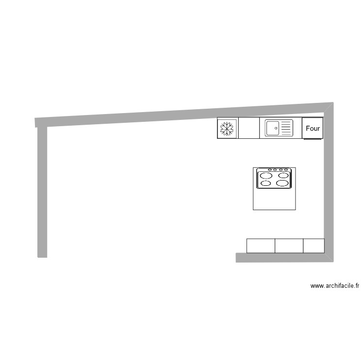 Cuisine LECLUSE VILLA. Plan de 0 pièce et 0 m2