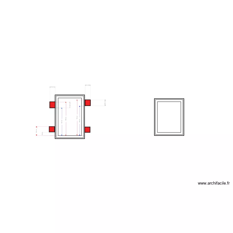 cotation renforts louis. Plan de 