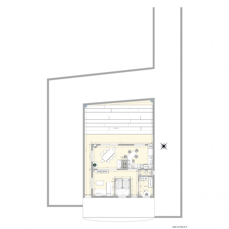 Les plaines - Vue extérieure. Plan de 0 pièce et 0 m2