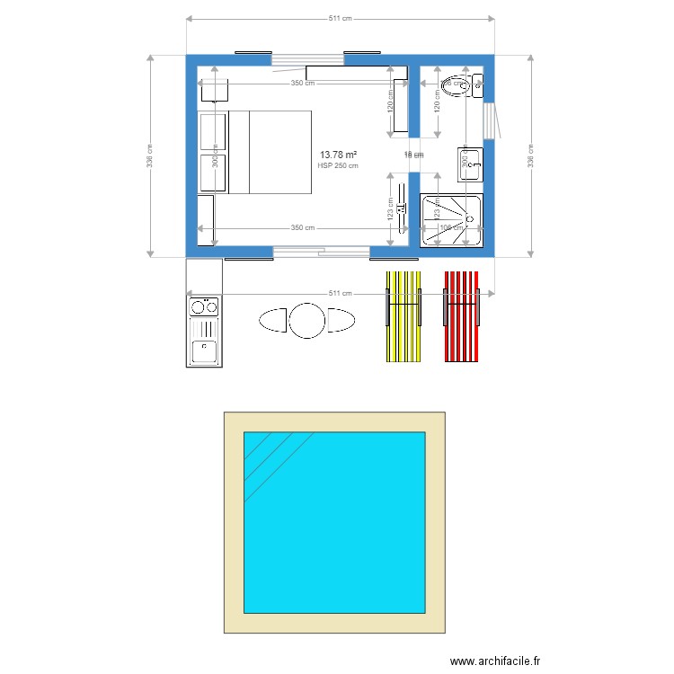 bungalow2. Plan de 0 pièce et 0 m2