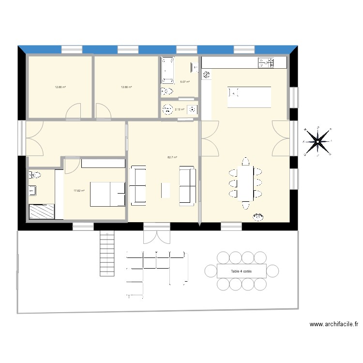 La Grève sur Mignon Grange. Plan de 0 pièce et 0 m2