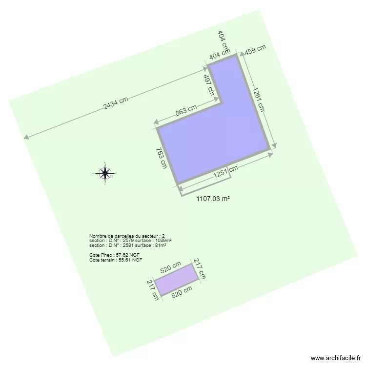 Plan de masse Daigremont . Plan de Plan de masse Daigremont . Plan de