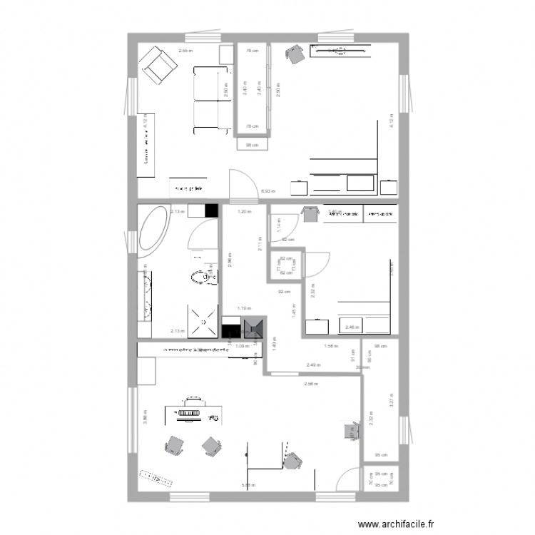 167 Penderies cc. Plan de 0 pièce et 0 m2