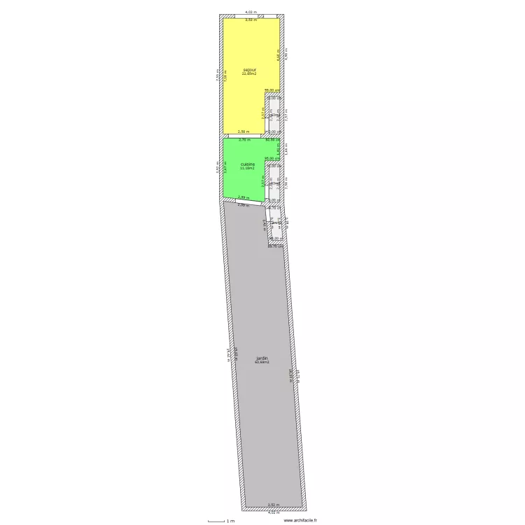 rdc avant travaux. Plan de rdc avant travaux. Plan de