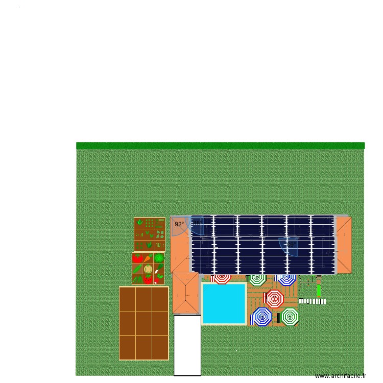 Ouistreame G. Plan de 9 pièces et 196 m2