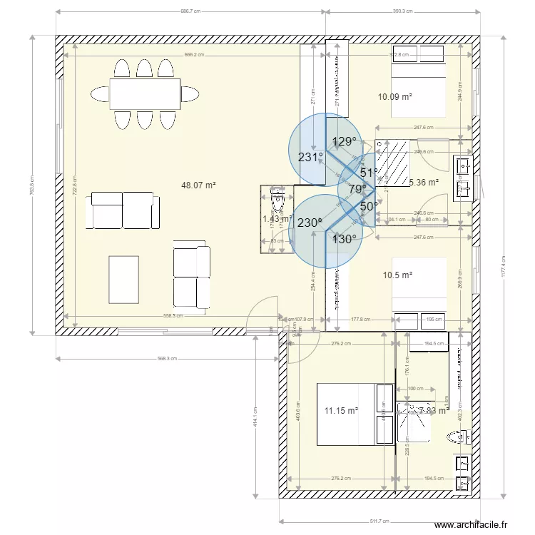 Maison Labenne. Plan de Maison Labenne. Plan de