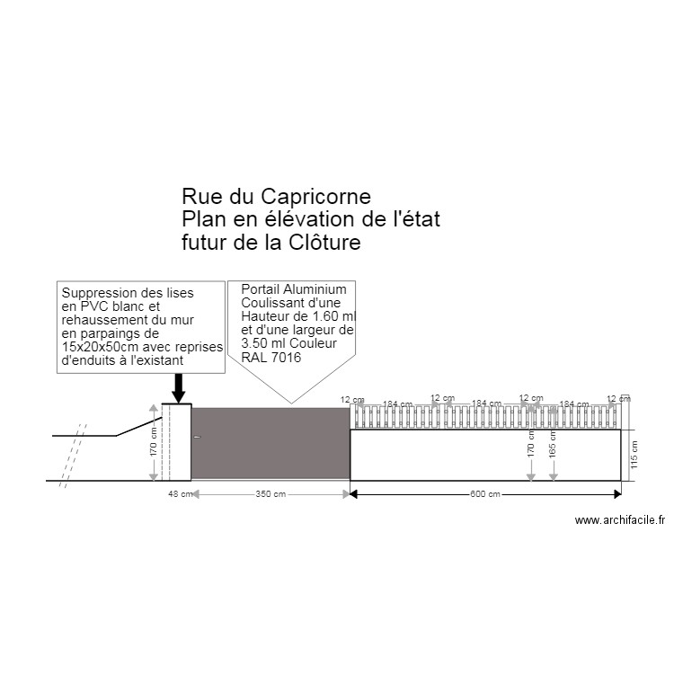 Etat Futur de la Clôture Capricorne. Plan de 0 pièce et 0 m2