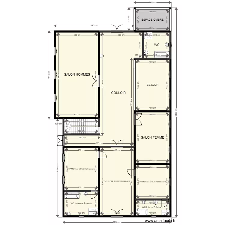 Terrain Espace Client 28666666. Plan de 