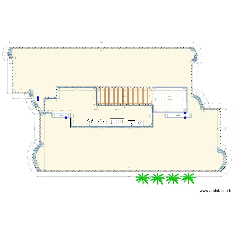 motel anse vata. Plan de 