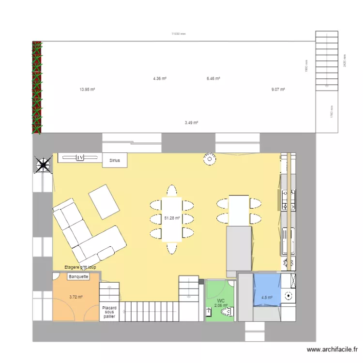 Projet de rénovation final. Plan de Projet de rénovation final. Plan de