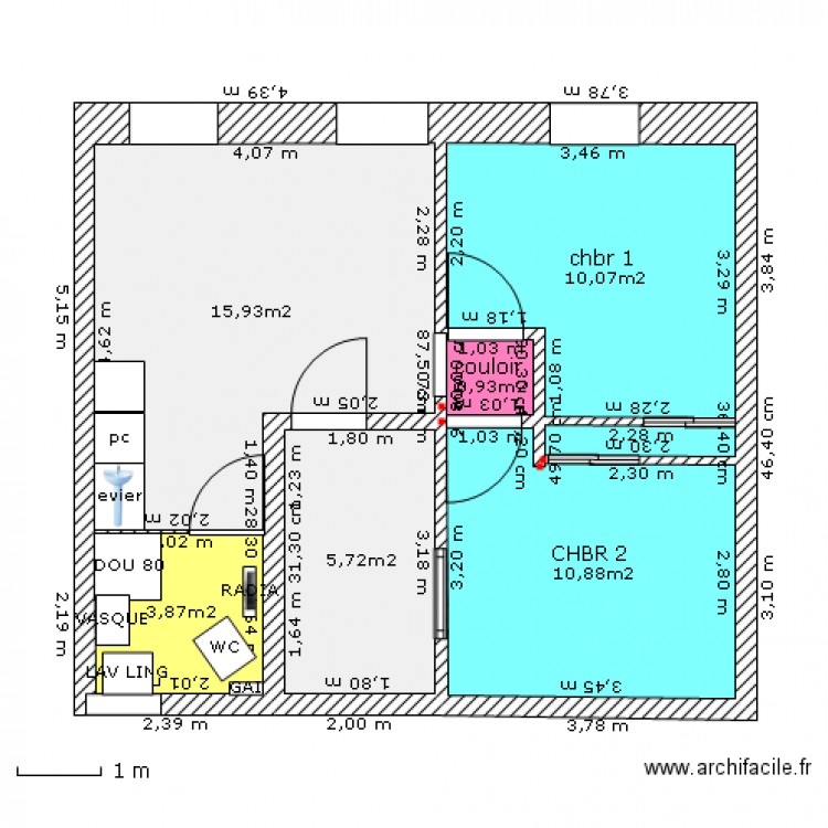 Plan. Plan de 0 pièce et 0 m2