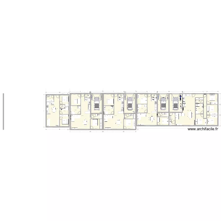 MAILLANE echelle . Plan de 