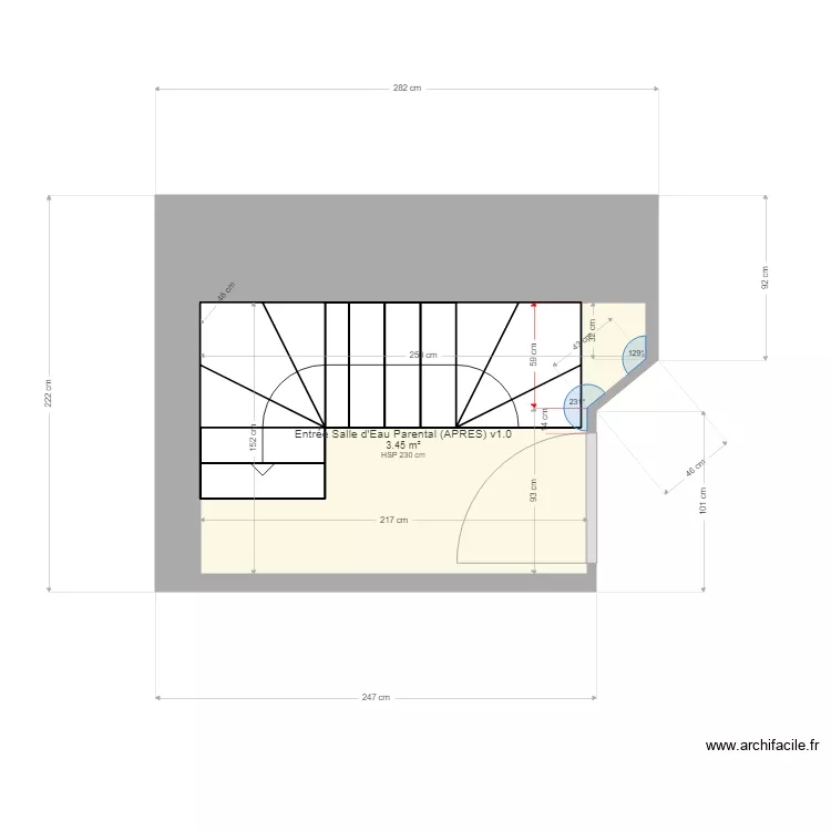 Zola APRES 01 Dressing v11 Modifié Escalier Droit. Plan de Zola APRES 01 Dressing v11 Modifié Escalier Droit. Plan de