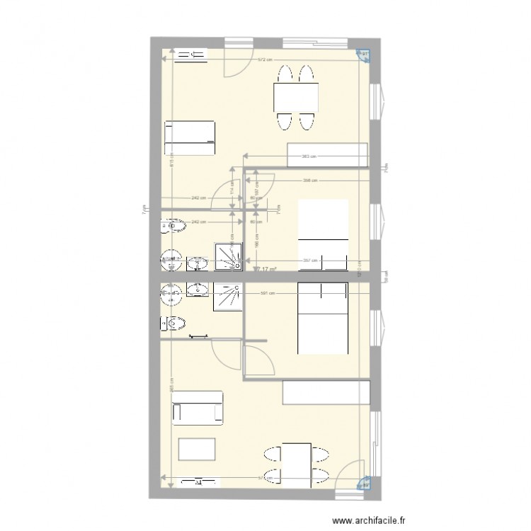 T2 ST ANDRE. Plan de 0 pièce et 0 m2