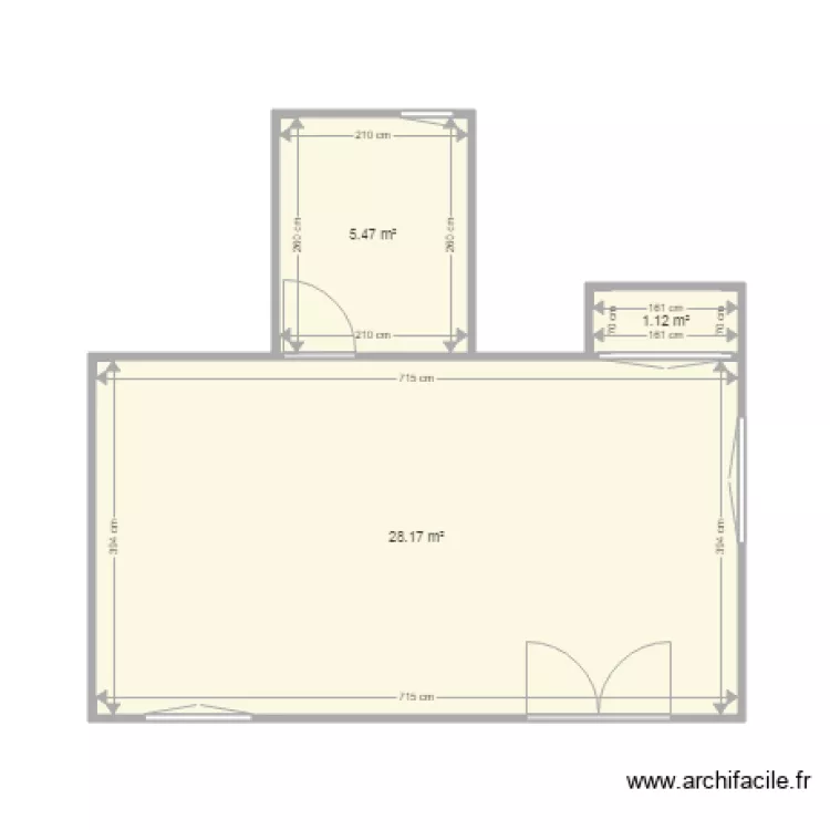 VILLA BEA ET MICHEL. Plan de 