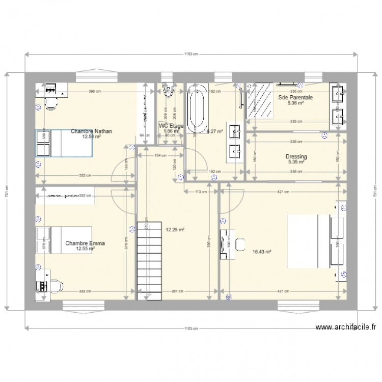 etage Amelio 2. Plan de 0 pièce et 0 m2