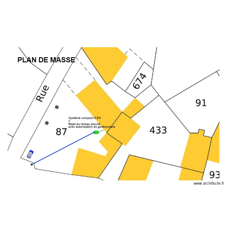Baldacchino. Plan de 0 pièce et 0 m2