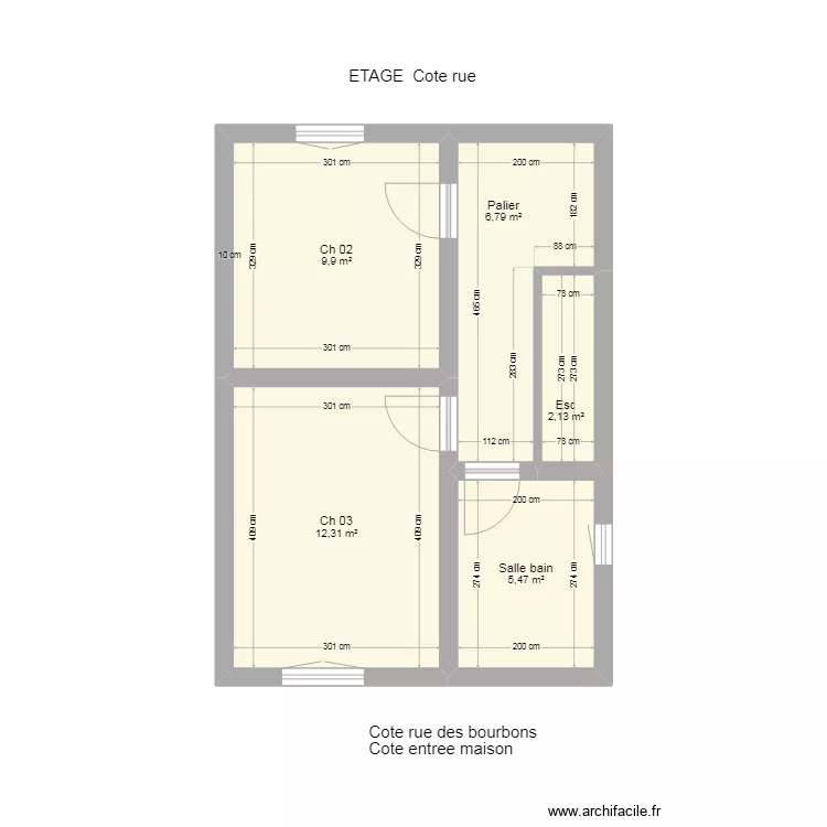 Etage. Plan de 