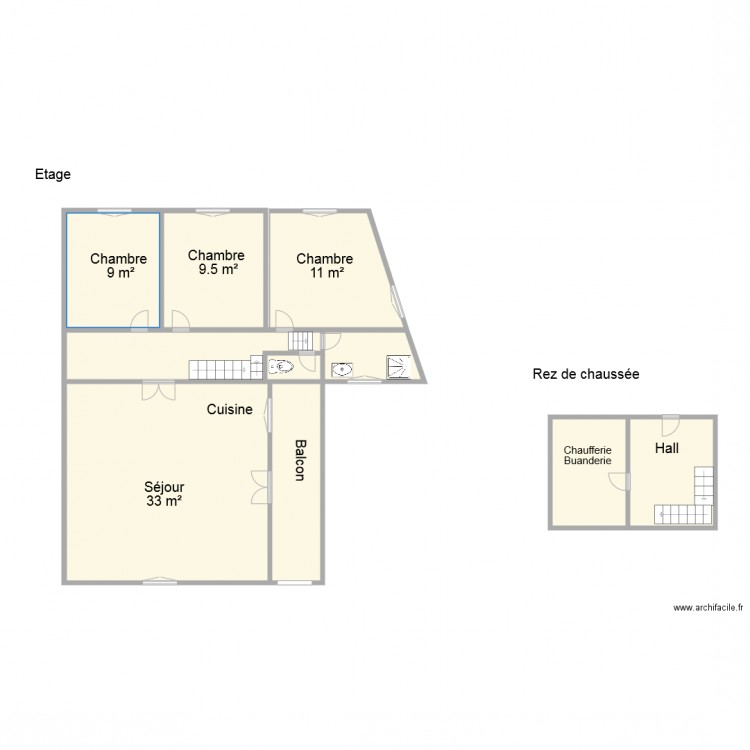 Pupier 2516. Plan de 0 pièce et 0 m2