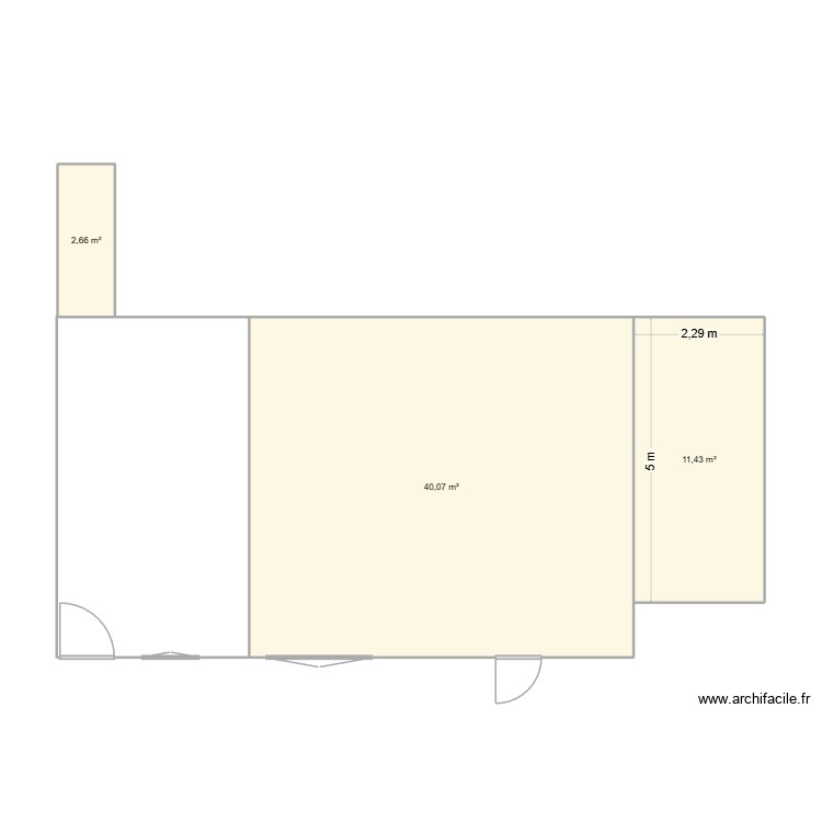 5 Marges. Plan de 0 pièce et 0 m2