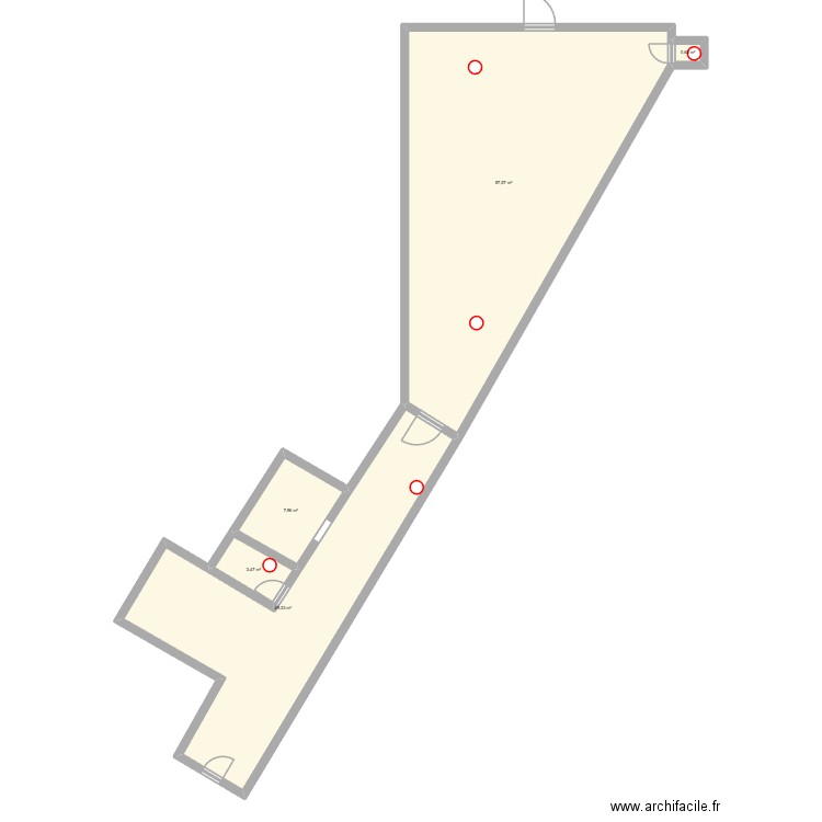 Airobio. Plan de 5 pièces et 149 m2