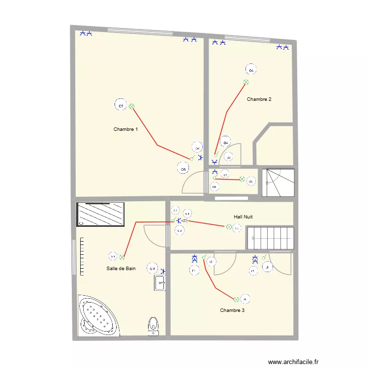 chemin de Beloeil 30 Etage. Plan de 6  et 83 m²
