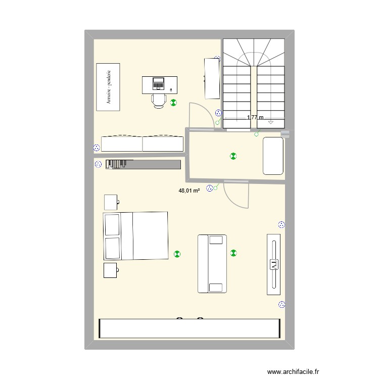 aménagement grenier 2. Plan de 0 pièce et 0 m2