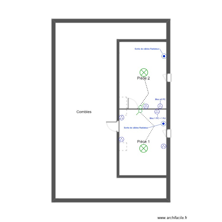 Etage Devis ELEC. Plan de 0 pièce et 0 m2