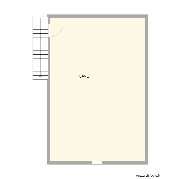HERMIER CAVE. Plan de 
