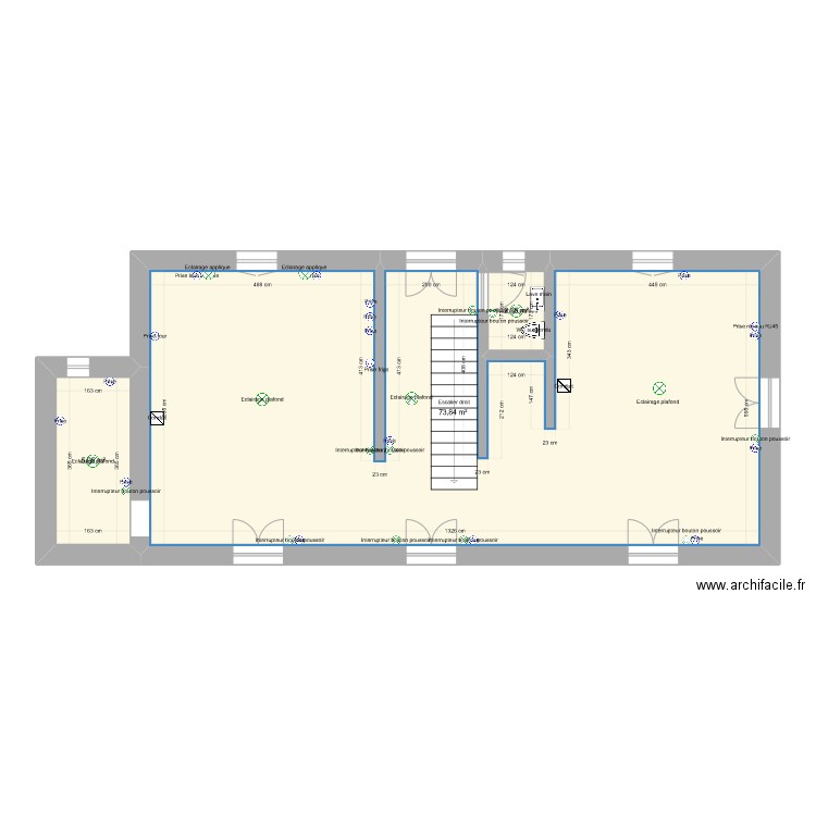 Remi RDC. Plan de 0 pièce et 0 m2
