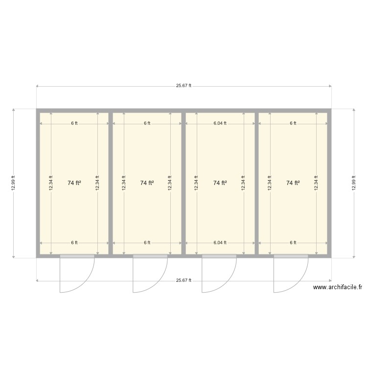 AZ State. Plan de 0 pièce et 0 m2