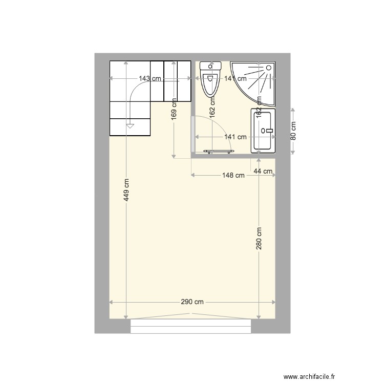 C7 haut V2. Plan de 0 pièce et 0 m2