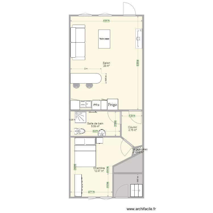 RDC Bligny 5. Plan de 