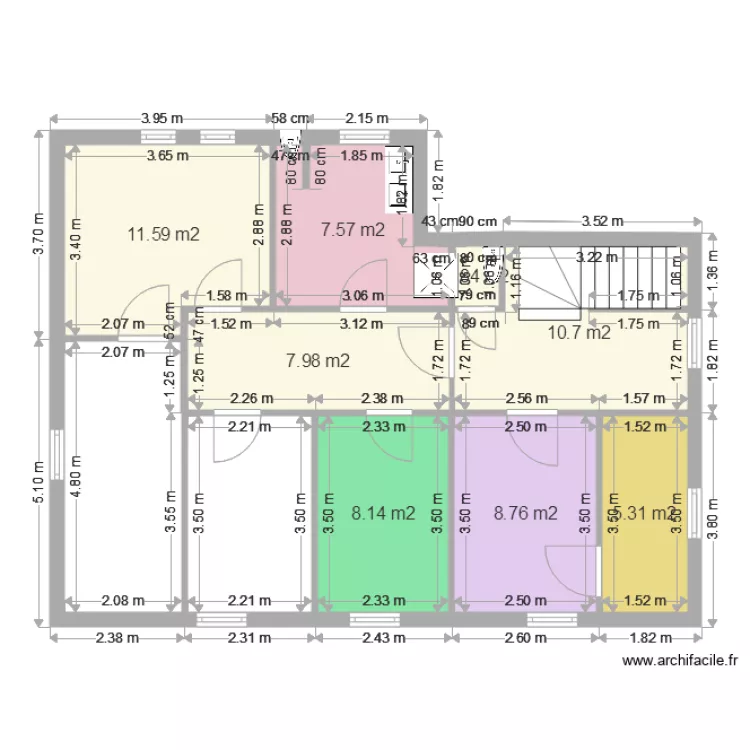 St L&eacute;on origine. Plan de 